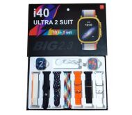 Chytré hodinky i40 Ultra 2 Suit 10 v 1 + sada 7 pásikov