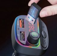 Multifunkčný RGB transmitter C15 - Bluetooth 5.0 - USB nabíjačka