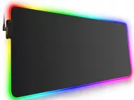 Herná podložka pod myš a klávesnicu s RGB LED podsvietením - 80 x 30 cm